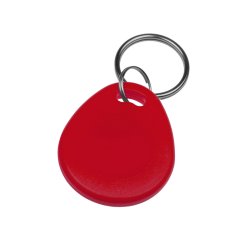 RFID Identifikační klíčenka 125kHz s kroužkem - červená