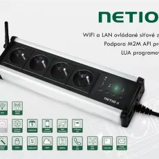 NETIO 4 - chytrá zásuvka s Wi-Fi a LAN